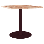 Burgundy Halo Cafe Table